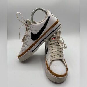 Nike Court Legacy Next Nature White Desert Ochre Womens Size 5.5 DH3161-100